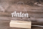 Preview: Lampe / Nachtlicht Buchstabe -personalisiert-